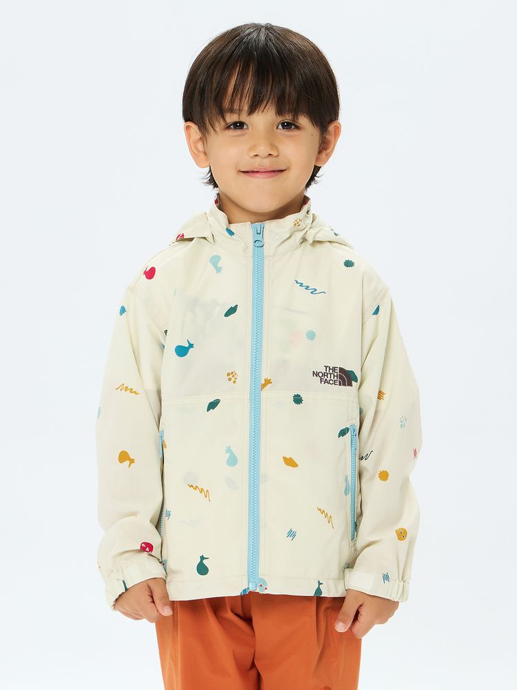 TNF Waterproof Series Anti-Static Windbreaker (100-120cm) for Boys and Girls Summer Outerwear 