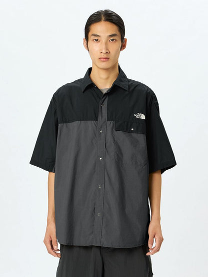 Japanese children's clothing TNF waterproof series parent-child short-sleeved mountain shirt XS-XL adult summer TOPS OUTERWEAR 