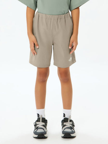 Japanese children's clothing TNF waterproof series high-stretch static care sports shorts 130-160cm boys'/girls' summer PANTS 