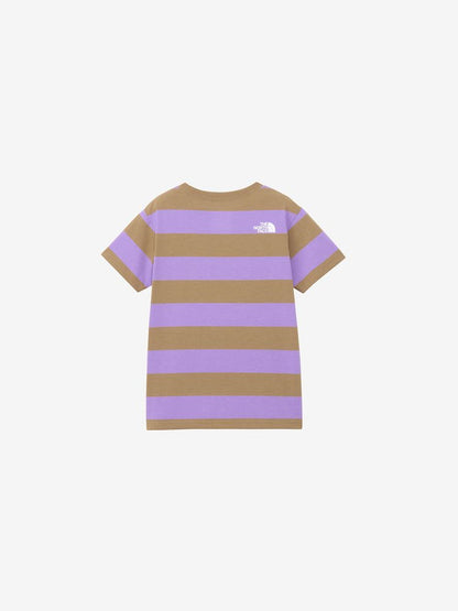 Japanese children's clothing TNF anti-fouling series UV protection striped top 130-160cm boys/girls summer TOPS 