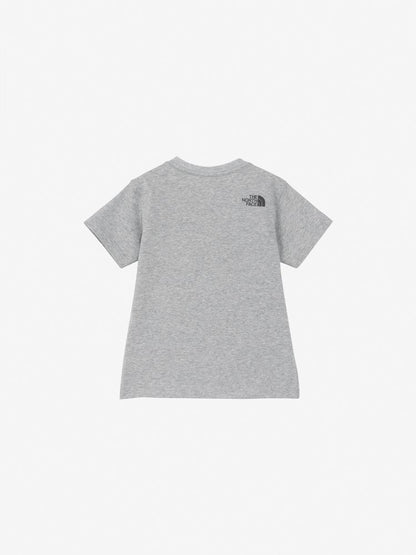 Japanese TNF UV-blocking camouflage logo tops (100-120cm) for boys and girls (summer TOPS) 
