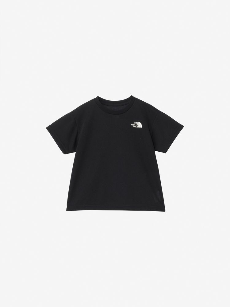 Japanese children's clothing TNF quick-dry series large logo tops 100-120cm boys'/girls' summer TOPS 