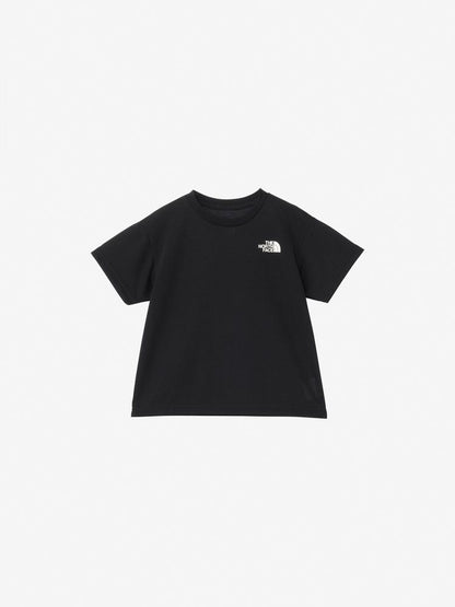 Japanese children's clothing TNF quick-dry series large logo tops 100-120cm boys'/girls' summer TOPS 