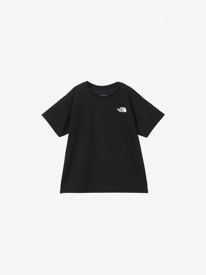 Japanese children's clothing TNF quick-dry series large logo tops 130-160cm boys/girls summer TOPS 