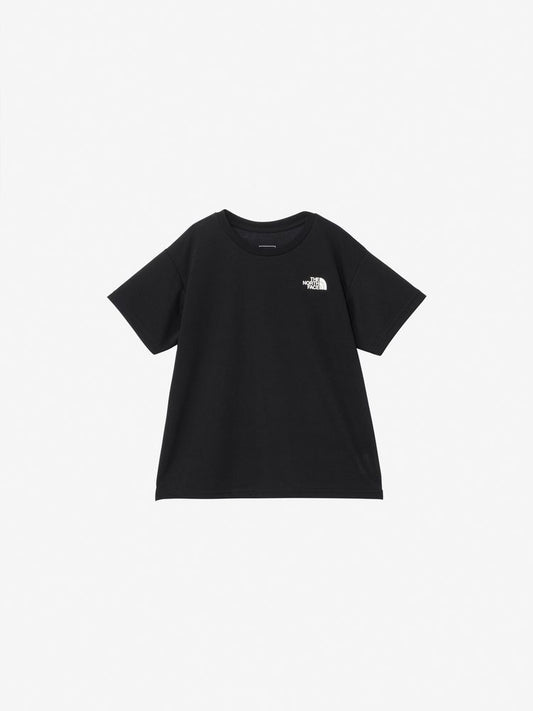 Japanese children's clothing TNF quick-dry series large logo tops 130-160cm boys/girls summer TOPS 