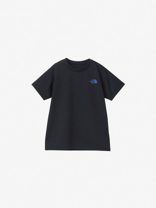 Japanese children's clothing TNF anti-UV sweat-absorbing quick-drying static care parent-child wear logo print top 130-160cm boys/girls summer TOPS 