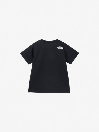 Japanese TNF UV-blocking, quick-drying, colorful logo tops (100-120cm) for boys and girls (summer TOPS) 