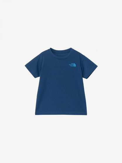 Japanese children's clothing TNF sweat-absorbing, quick-drying, insect repellent function static care printing top 100-120cm boys/girls summer TOPS 
