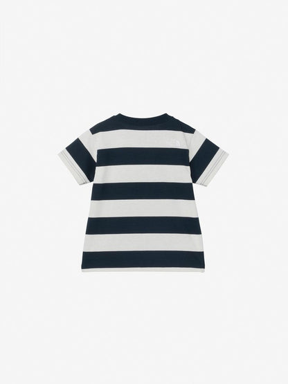 Japanese children's clothing TNF anti-fouling series UV protection striped top 100-120cm boys/girls summer TOPS 
