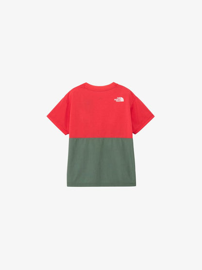 Japanese children's clothing TNF anti-static care workwear pocket top 130-160cm boys/girls summer TOPS 