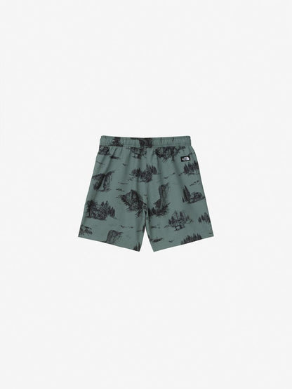 Japanese children's clothing TNF anti-UV static care breathable sports shorts 100-120cm boys/girls summer PANTS 