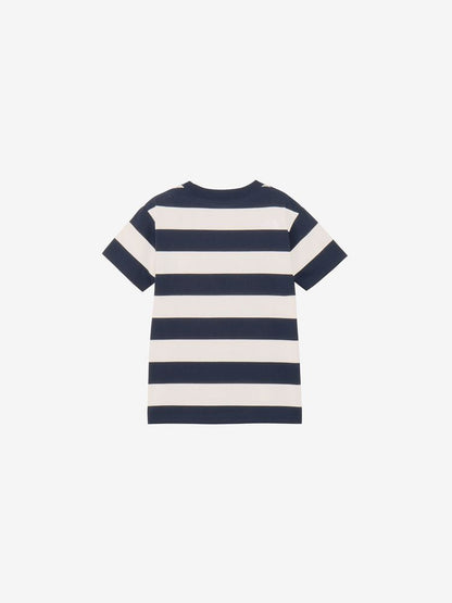 Japanese children's clothing TNF anti-fouling series UV protection striped top 130-160cm boys/girls summer TOPS 