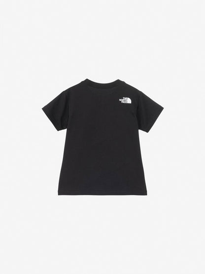 Japanese TNF UV-blocking camouflage logo tops (100-120cm) for boys and girls (summer TOPS) 