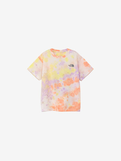 Japanese children's clothing TNF quick-dry series tie-dye logo top 130-160cm boys/girls summer TOPS 