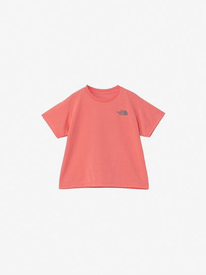 Japanese children's clothing TNF quick-dry series large logo tops 100-120cm boys'/girls' summer TOPS 