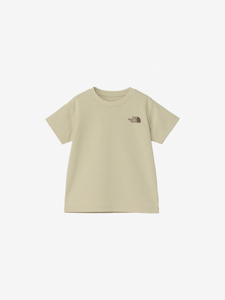 Japanese children's clothing TNF anti-UV sweat-absorbing quick-drying static care parent-child wear logo print top 100-120cm boys/girls summer TOPS 