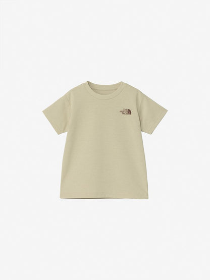Japanese children's clothing TNF anti-UV sweat-absorbing quick-drying static care parent-child wear logo print top 100-120cm boys/girls summer TOPS 