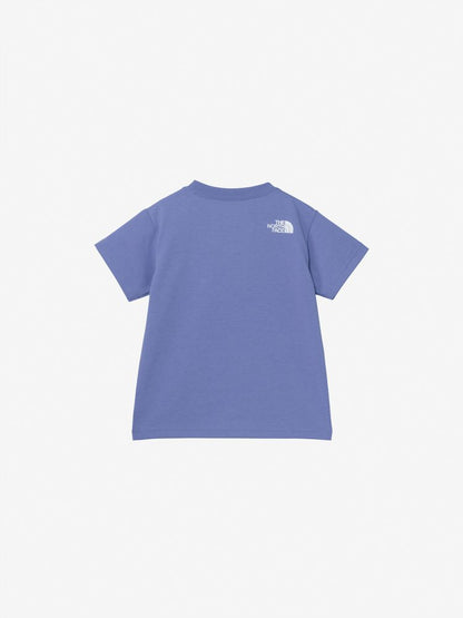 Japanese TNF UV-blocking, quick-drying, colorful logo tops (100-120cm) for boys and girls (summer TOPS) 