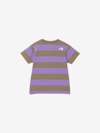 Japanese children's clothing TNF anti-fouling series UV protection striped top 100-120cm boys/girls summer TOPS 