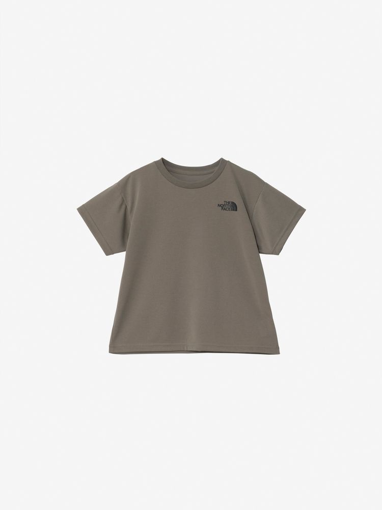 Japanese children's clothing TNF quick-dry series large logo tops 100-120cm boys'/girls' summer TOPS 