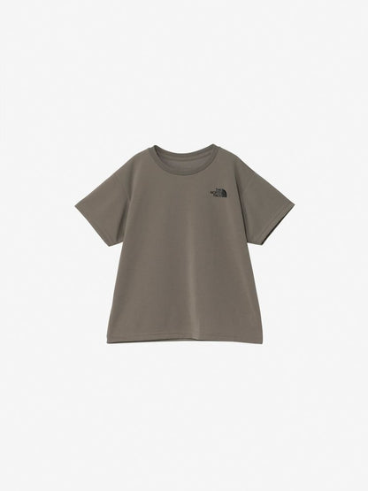 Japanese children's clothing TNF quick-dry series large logo tops 130-160cm boys/girls summer TOPS 