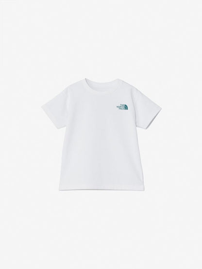 Japanese children's clothing TNF anti-UV sweat-absorbing quick-drying static care parent-child wear logo print top 100-120cm boys/girls summer TOPS 