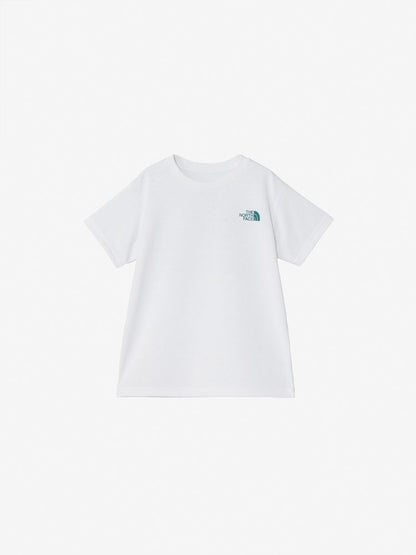 Japanese children's clothing TNF anti-UV sweat-absorbing quick-drying static care parent-child wear logo print top 130-160cm boys/girls summer TOPS 