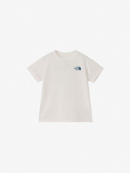 Japanese children's clothing TNF sweat-absorbing, quick-drying, insect repellent function static care printing top 100-120cm boys/girls summer TOPS 