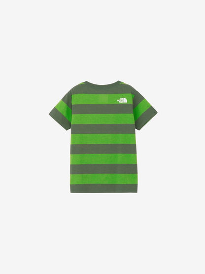 Japanese children's clothing TNF anti-fouling series UV protection striped top 130-160cm boys/girls summer TOPS 