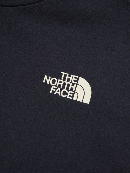 Japanese children's clothing TNF anti-UV sweat-absorbing quick-drying static care print top 130-160cm boys/girls summer TOPS 