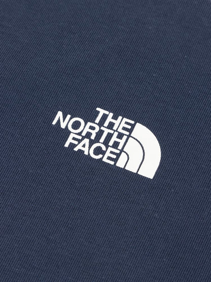 Japanese TNF UV Protection Floral Logo Tops (100-120cm) for Boys and Girls Summer 