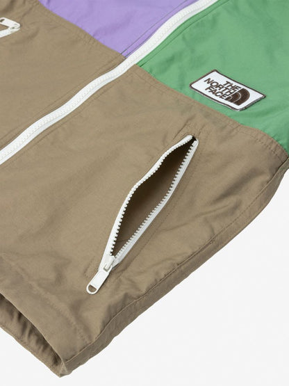 Japanese TNF Waterproof Series Special Color Windbreaker 100-120cm Boys/Girls Summer Outerwear 