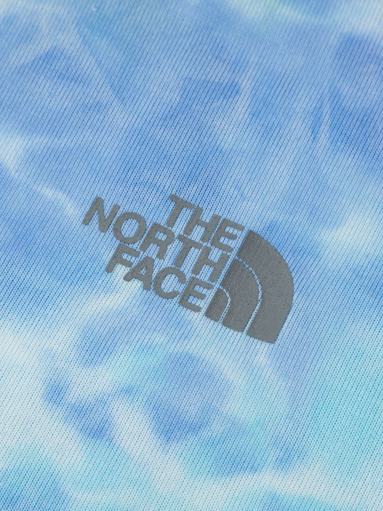 Japanese children's clothing TNF quick-dry series tie-dye logo top 100-120cm boys/girls summer TOPS 
