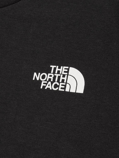Japanese children's clothing TNF UV protection parent-child square scarf logo print top 130-160cm boys/girls summer TOPS