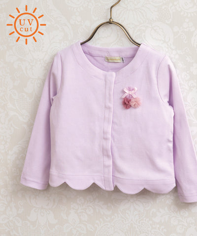 日本童裝 panpantutu 防UV 接觸冷感 薄外套 80-140cm 女童款 夏季 OUTERWEAR