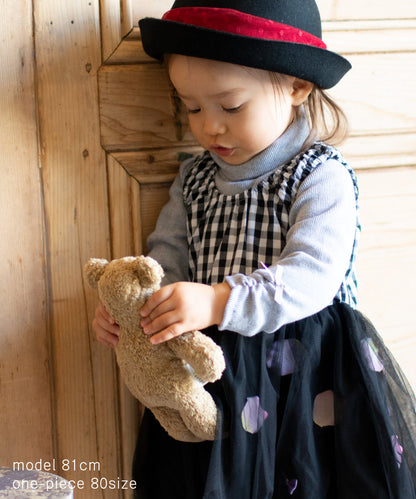Japanese children's clothing panpantutu floral ribbon bubble dress 80-150cm girls summer dresses 