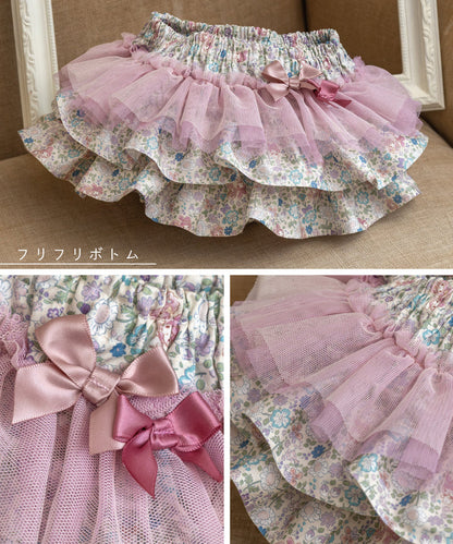 Japanese children's clothing panpantutu Etoile Pink tutu skirt 70-135cm girls' newborn baby summer SKIRTS 
