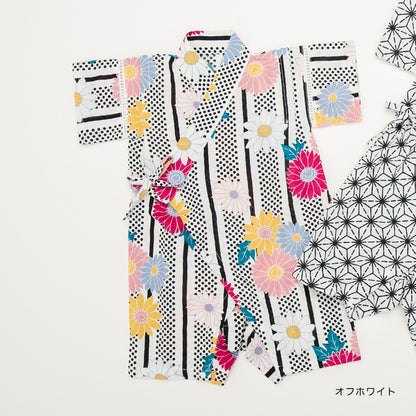 Japanese Children's Clothing Branches Jinbei Jumpsuit Japanese Kimono 80cm Boys Summer Jumpsuit Japanese Summer Festival Special 