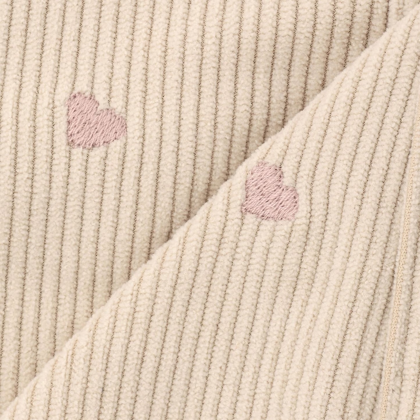 日本童裝 pe#main 心型刺繡燈芯絨背帶裙 80-130cm 女童款 冬季 DRESSES