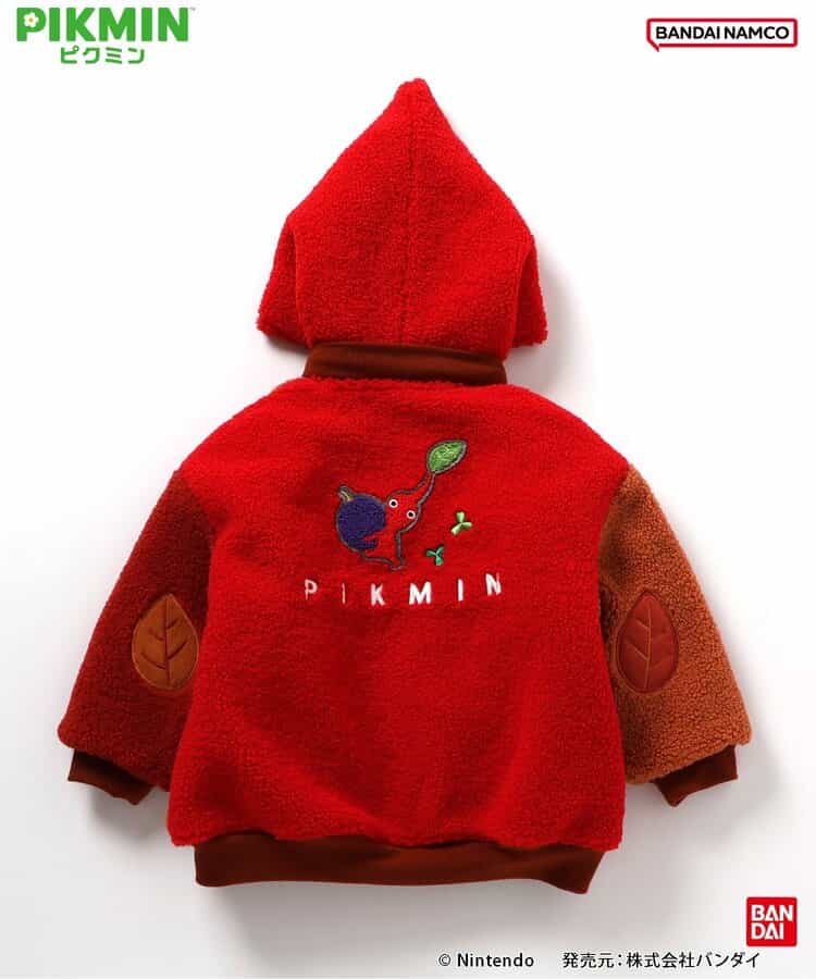 日本童裝 BREEZE x Pikmin 2Way 雙面兩著 夾棉外套 80-140cm 男童款/女童款 冬季 (適合初秋、香港平均溫度、寒冷天氣）OUTERWEAR 