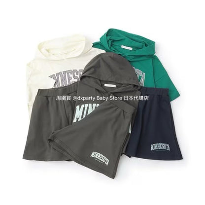 Lovetoxic Japanese Kidswear Cold Contact Casual Two-Piece Set (140-160cm) Girls Summer TOPS PANTS 