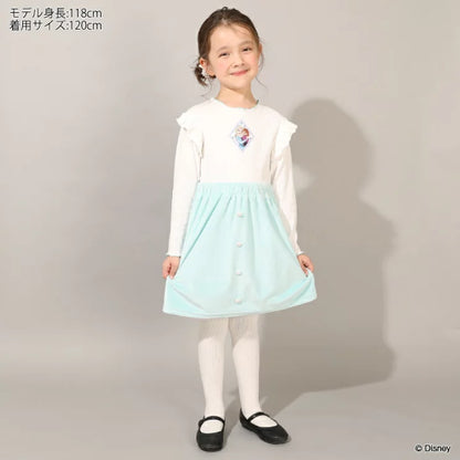 日本童裝 BDL x Disney 公主拼接連身裙 100-130cm 女童款 冬季 DRESSES