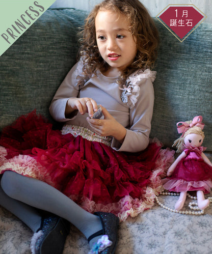 Japanese children's clothing panpantutu pomegranate gem tutu skirt 70-140cm girls' newborn baby summer SKIRTS 