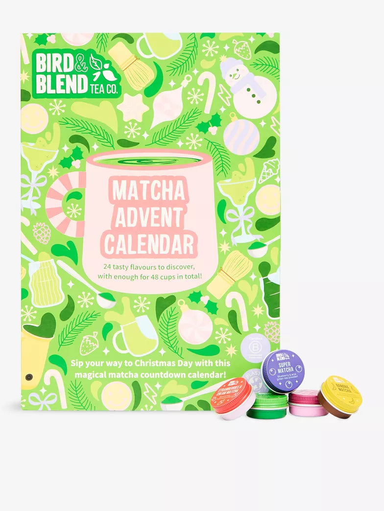 日英美直送 BIRD & BLEND TEA CO. Matcha advent calendar 314g 聖誕倒數日曆 大人款 聖誕快樂特輯 不參與$900免運 滿$900可加$25免運到順豐站/智能櫃 Christmas Advent Calendars 2026
