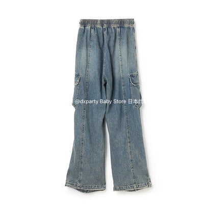Lovetoxic Cold-Sensitive Denim Pants (140-170cm) for Girls (Summer) 
