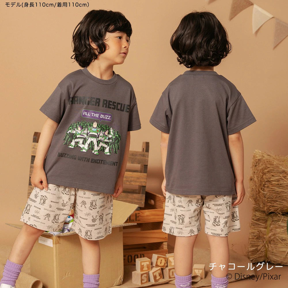 日本童裝 Branshes x Disney ToyStory 印花上衣 90-140cm 男童款/女童款 夏季 TOPS