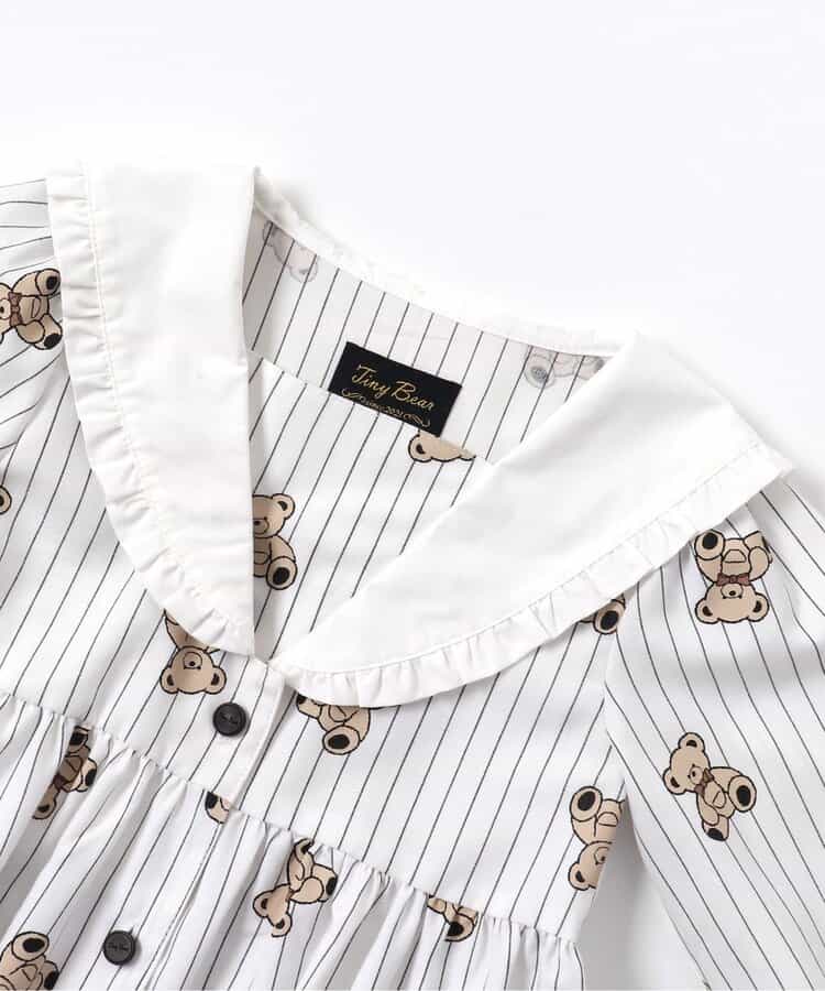 日本童裝 apres les cours x tiny bear 連第裙 90-120cm 女童款 冬季 DRESSES 面試/宴會/表演 兒童服飾