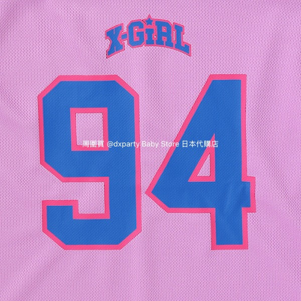 X-girl Stages Japanese Kidswear Cool-to-the-Touch Quick-Drying Sporty Dress (100-140cm) for Girls Summer 