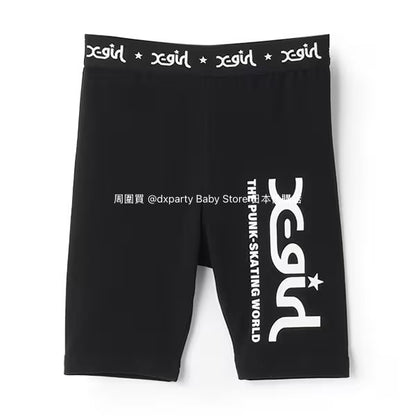 X-girl Stages Luminous Logo Tights (80-140cm) for Girls (Summer) 