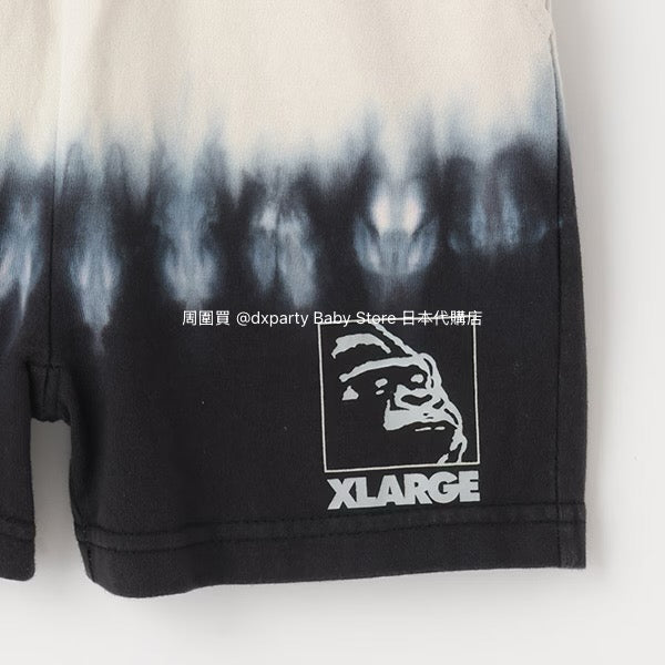 XLARGE KIDS Japanese children's clothing gradient tie-dye shorts 80-140cm boys' summer PANTS 